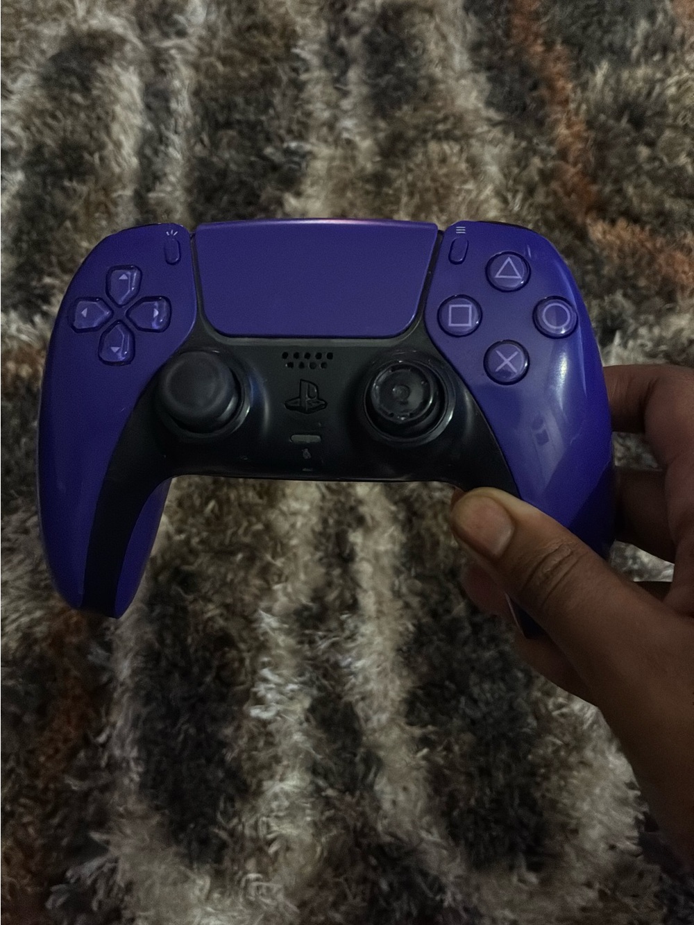 Sony DualSense Controller in Vibrant Purple with Black Accents